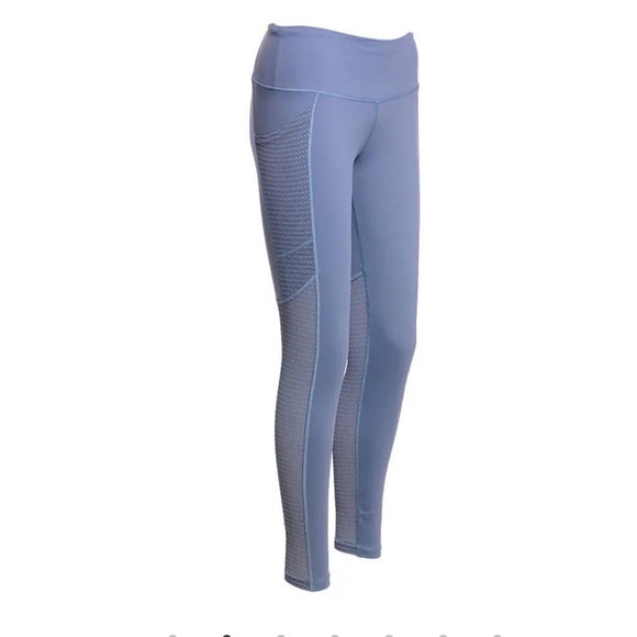 NWOT medium Victoria's Secret Knockout periwinkle blue ankle athletic leggings - Picture 1 of 6